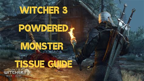 The Witcher is a critically acclaimed fantasy book series created by Andrzej Sapkowski. . Powdered monster tissue witcher 3